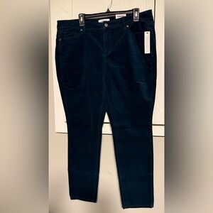 Sonoma Women's Dark teal Straight Leg pants